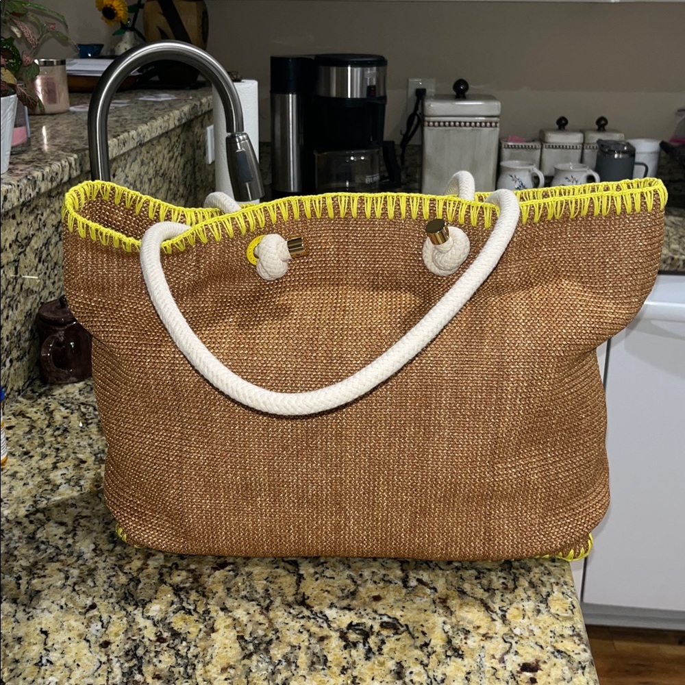 Tory Burch Pineapple Tote Bag - Picture 2 of 8
